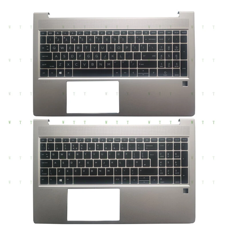 

Laptop NEW FOR HP ProBook 450 G9 455 G9 US/UK Keyboard Palmrest Case
