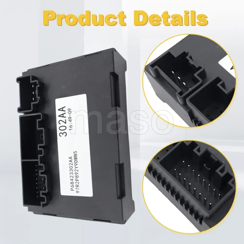 68423302AA, P68423302AA, T10YC2670127NC Transfer Case Control Module For Dodge Durango For Jeep Grand Cherokee 2019-2020