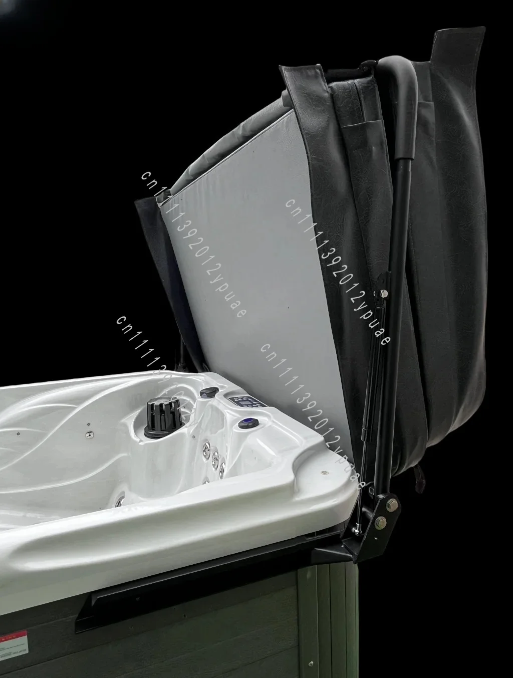 Rust Resistant Hydraulic Spa Hot Tub Cover Lifter, Durable Lifting Accessory One Person Smooth Operation for Most Hot Tubs