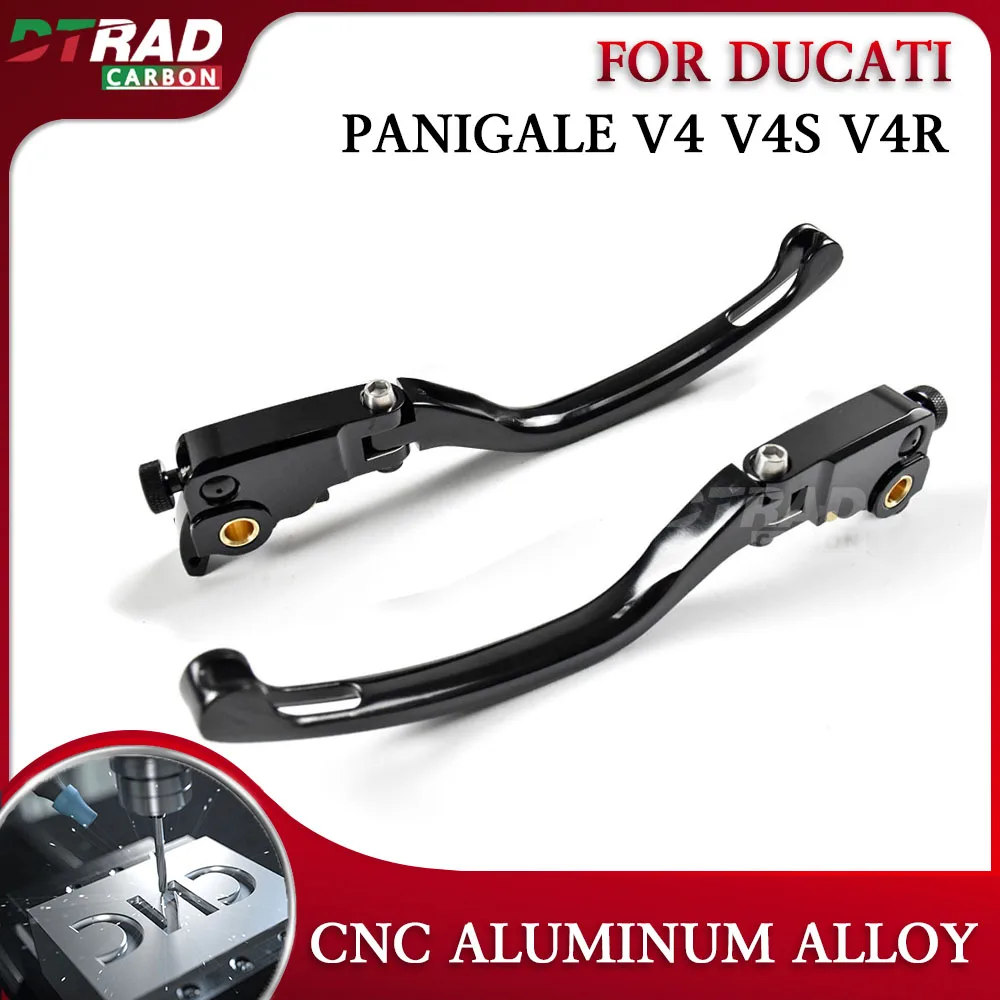 ドゥカティパニガーレv4,v4s,v4r,スペシャル2018-2020,アクセサリー用の調整可能で関節式のブレーキとクラッチレバー