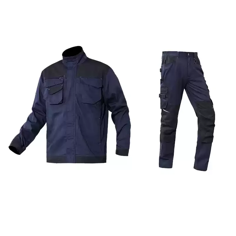 Anti tear work suit wear-resistant labor protection work clothing machine repair factory uniform multi pocket construction site