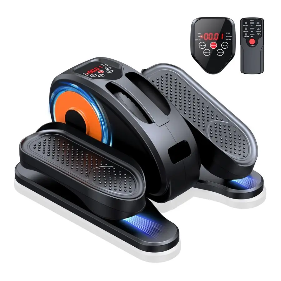 

Under Desk Elliptical Machine, Electric Elliptical Leg Exerciser for Seniors Fully Assembled, Quiet Portable Electr Customizable