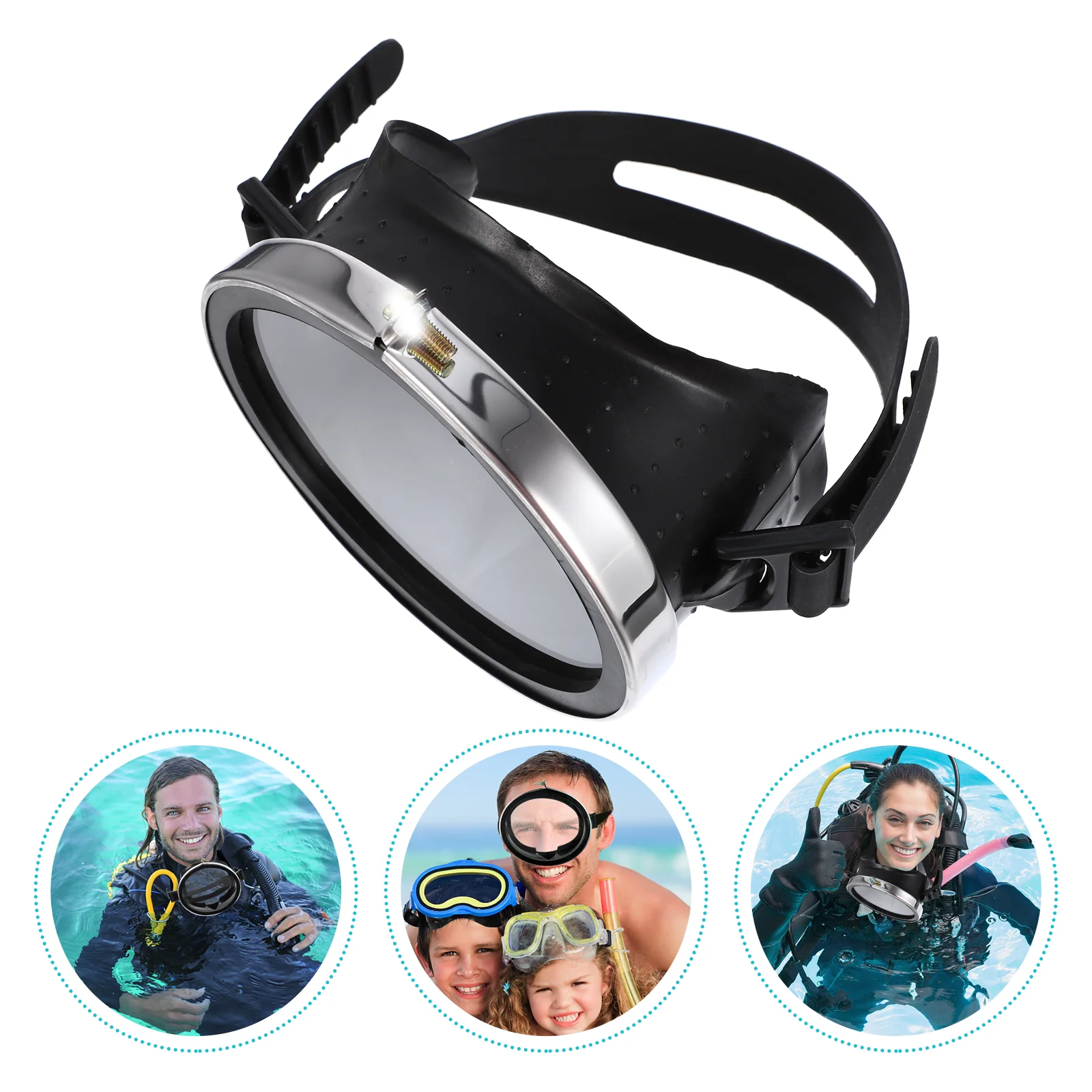 

Swimming Goggles Professional Diving Glasses Equipment Aquarium Wide-field Simple Anti-fog Silica Gel Snorkeling