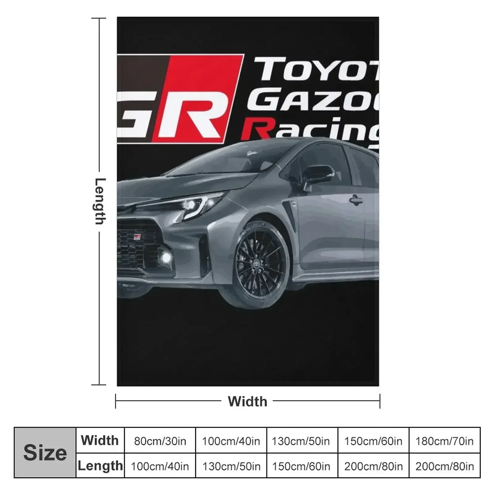 GR Corolla hot hatch Circuit Edition Throw Blanket Giant Sofa Bed covers Sofa Throw Blankets