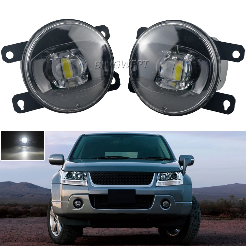 Fog Lamp LED Fog Light Headlight Front Left Right For Suzuki Grand Vitara 2/II JT 2005-2015