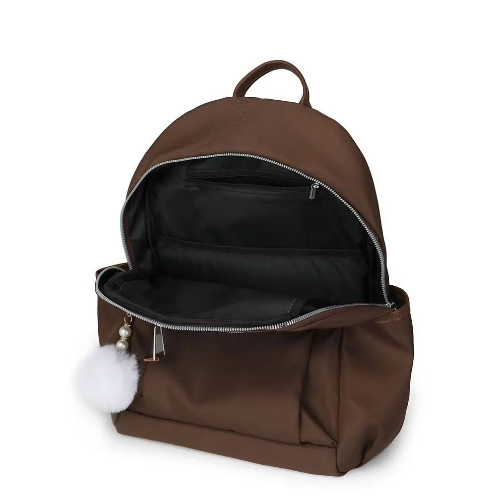 

Waterproof Nylon Shoulder Bag Simple Large Capacity Girl's Retro Backpack New Design Travel College Students School Bags Girls