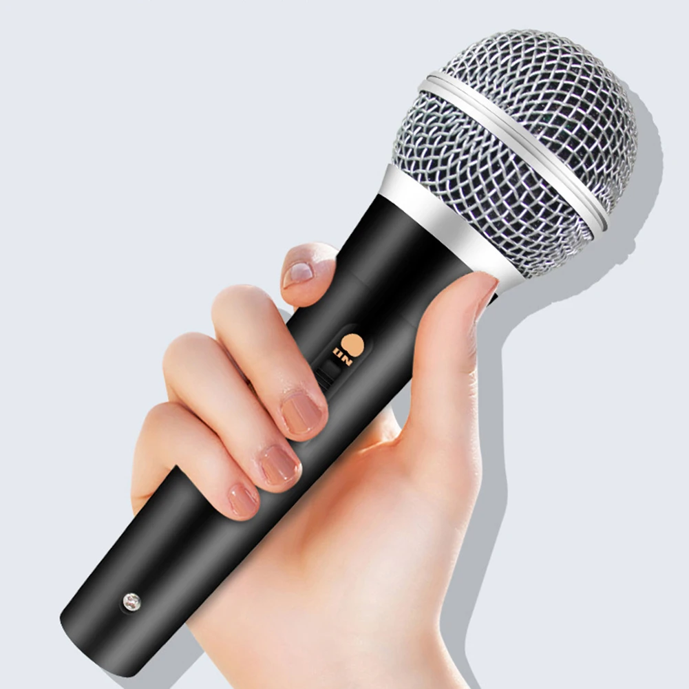 Karaoke Microphone Handheld Professional Wired Dynamic Microphone Clear Voice Mic for Karaoke Vocal Music Performance