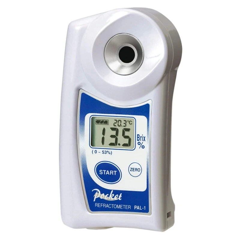 3810 PAL-1 Digital Hand Held Pocket Refractometer, 0.0 - 53.0% Brix Measurement Range