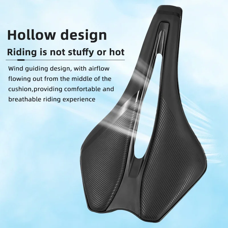 TOSEEK Mtb Bicycle Saddle Bike Seat 7mm Round Rail EVA Material Mountain Bike Bicycle Products Accessories For MTB Racing