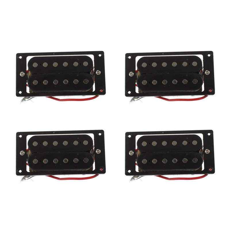 

T22C 8Pcs Black Humbucker Double Coil Electric Guitar Pickups + Frame Screw