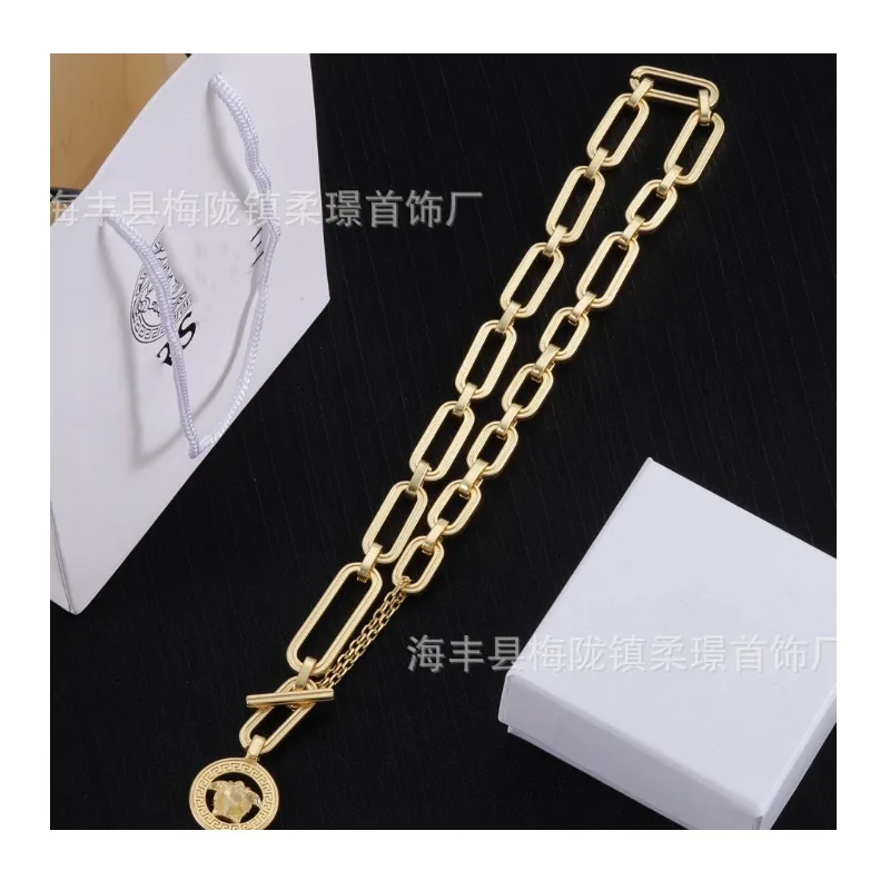 

Necklace New High-end Light Luxury Thick Chain Beautiful Head Exquisite Heavy Industry High-quality Necklace