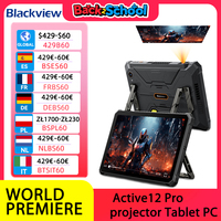 Blackview Active 12 Pro Rugged Projector Tablet Android 15, Dimensity 7300 5G 11‘’ Pad, 16+32GB RAM 1TB 30000mAh  Tablet Phone
