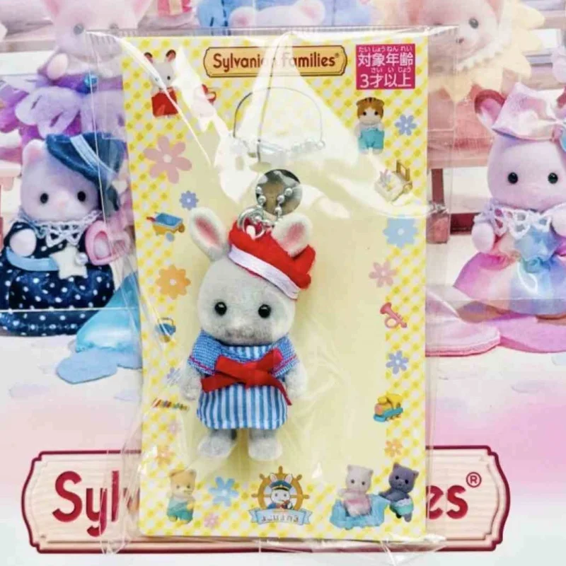 Sylvanian Forest Sailor Hare Squirrel Family Dollhouse Beaver Halloween Doll Girl Pendant Doll Decoration Ornaments Gifts Toy