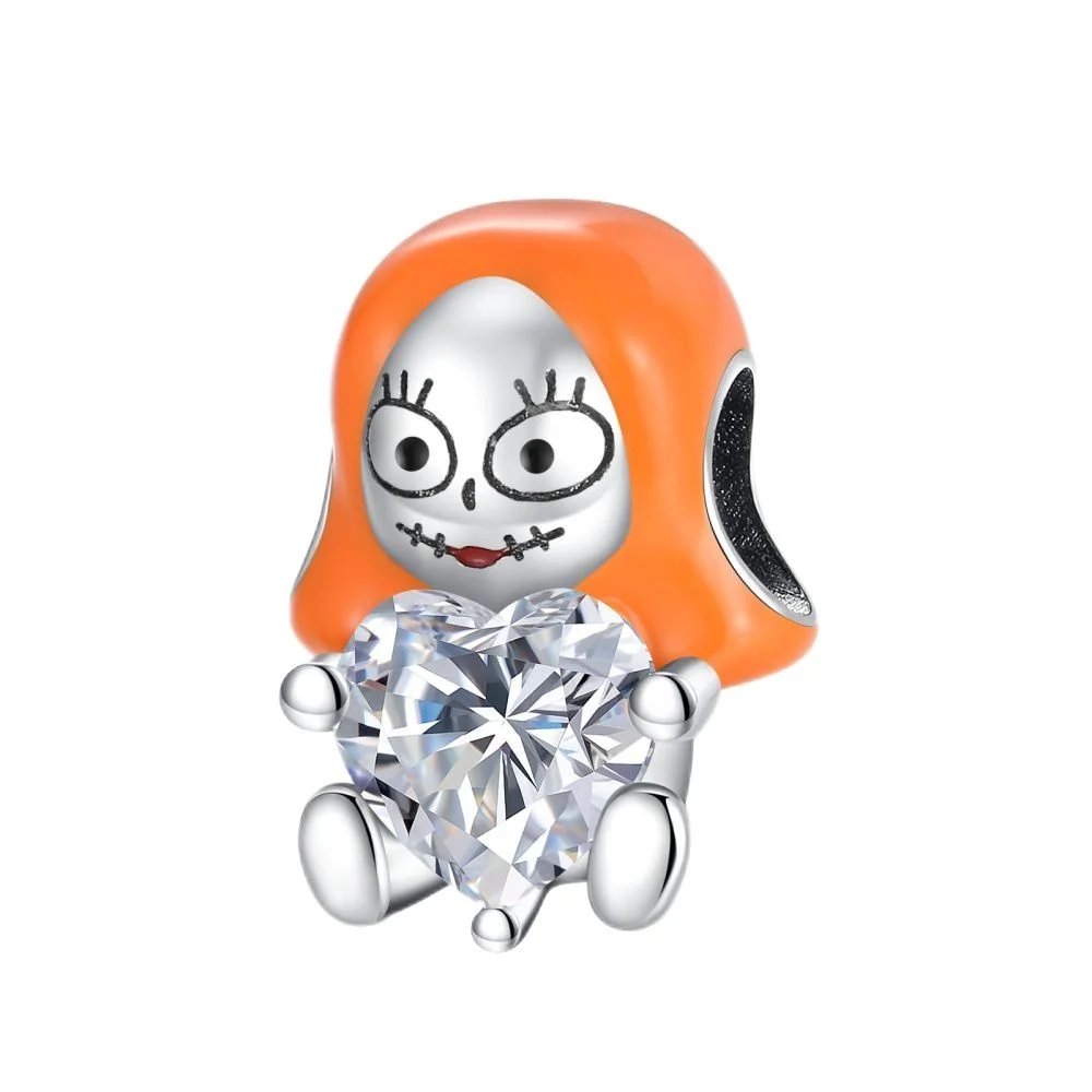 925 Silber Potdemiel Disney Bestseller Anhänger Weihnachts-Albtraum Charms Perlen Passend für Armband Halskette Damen DIY Edelschmuck Geschenk