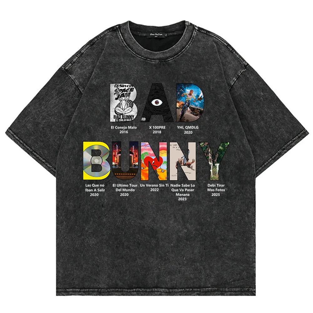 Bad Bunny Debí Tirar Más Fotos World Tour 2025 2026 T Shirt Men