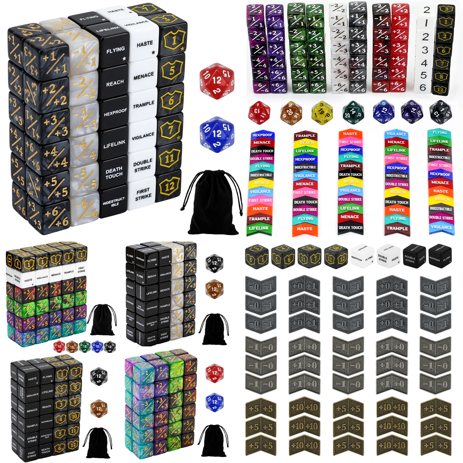 Lot MTG Lift Counter Shield Dice Keyword Counters Tokens Set for Magic ...