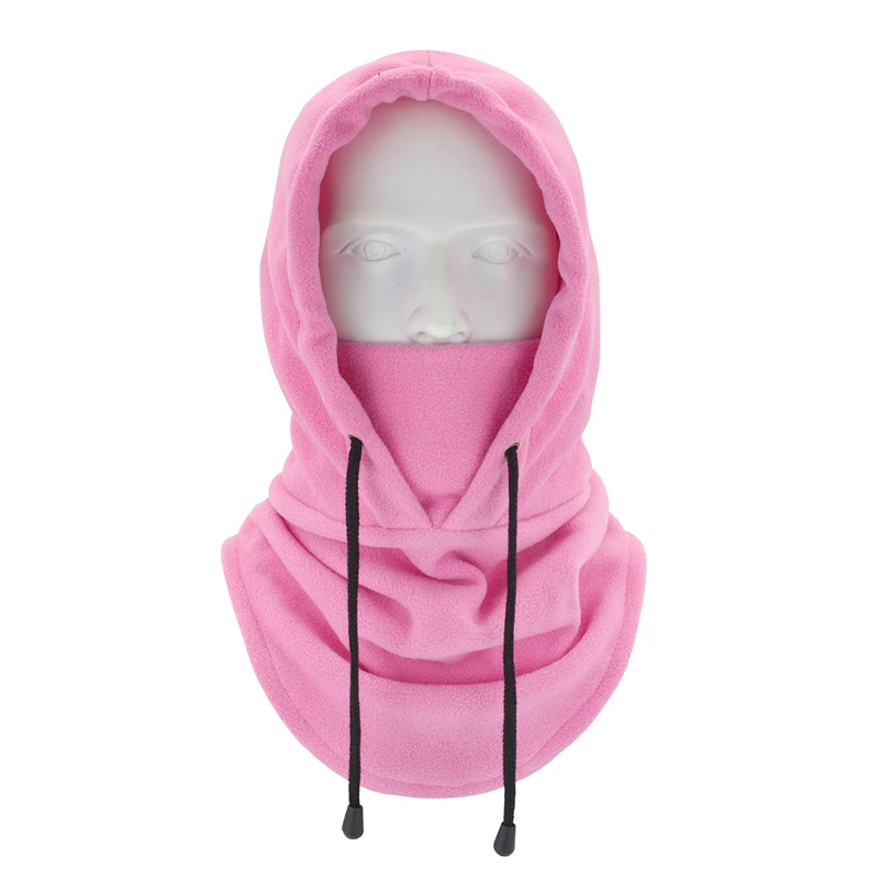 Thermal Fleece Balaclava Hat Hooded Neck Warmer Cycling Face Mask Outdoor Winter Skiing Sport Face Mask Men Cycling Masked Caps image 6