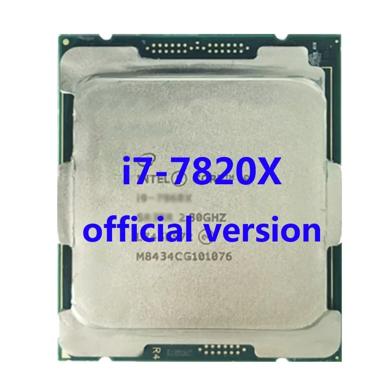 INTER core i7-7820x I7-7820X SR3NH processor 8C/16T 3.6GHZ 165W for 299MBserver CPU PK 7920X