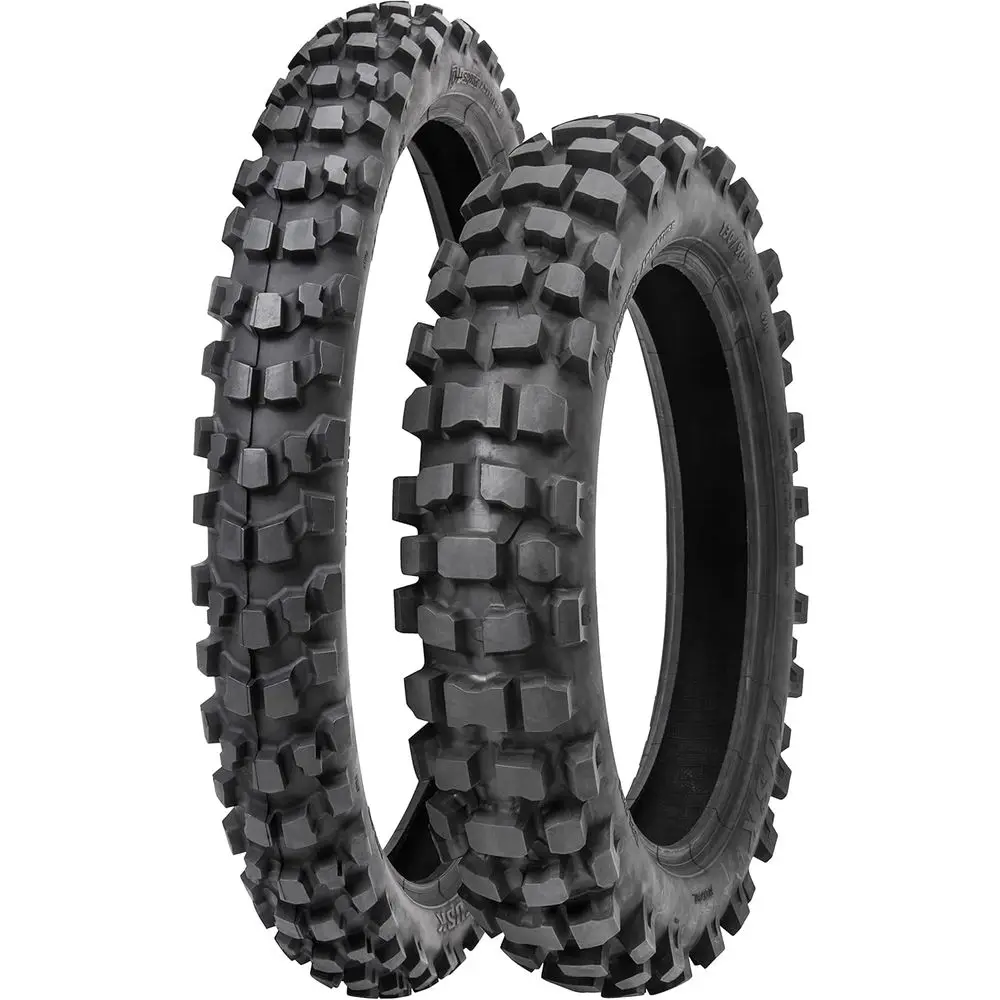 

DsportAdventure Motorcycle Tire Set – Tube Type – 90/90-21 ront & 130/90-17 Rear