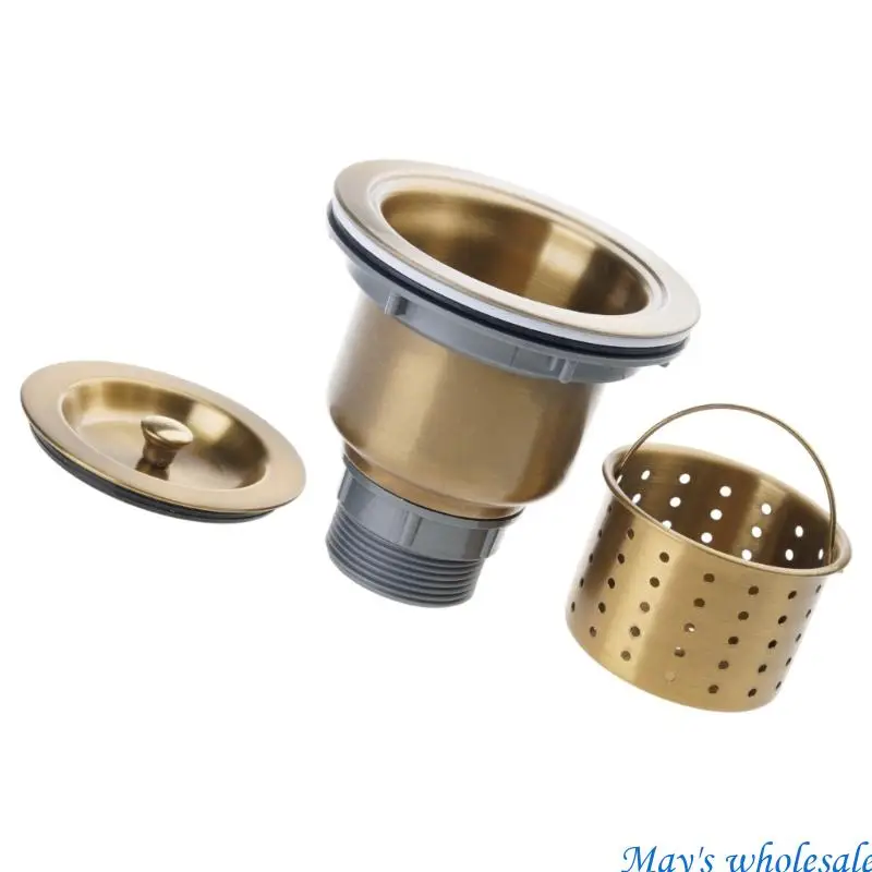 Screw Mount Sink Drain Strainer Set for Home Sink Care Work Use Sealing Plug 448A