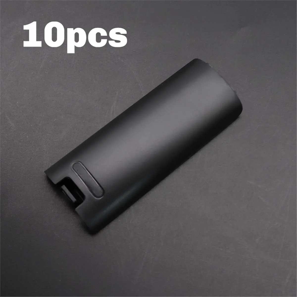10PCS Battery Cover Replacement Pack for Remote Controller Back Door for Right Hand Controllers Black