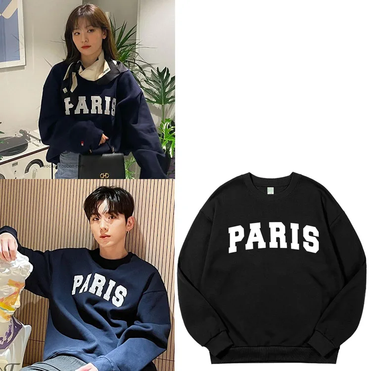 

Couple's Thiened Hoodie Sweatirt Casual Cotton round Ne Print Long Sve Regular Length Single Piece Commute Sle