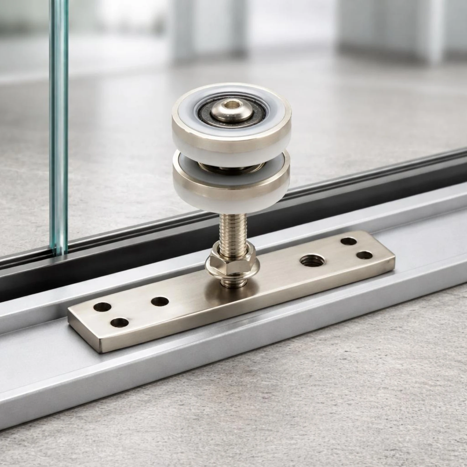 Hanging Roller Assembly Adjustable Track-Mounted Door Roller Sliding Door Wheel Replacement Compact Home Hardware