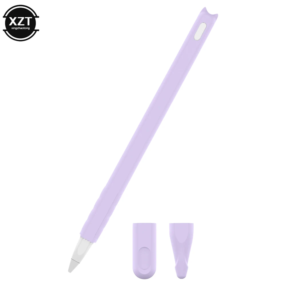 Soft Silicone Case Compatible For Apple Pencil 2st gen Case Compatible For iPad Tablet Touch Pen Stylus Protective Sleeve Cover
