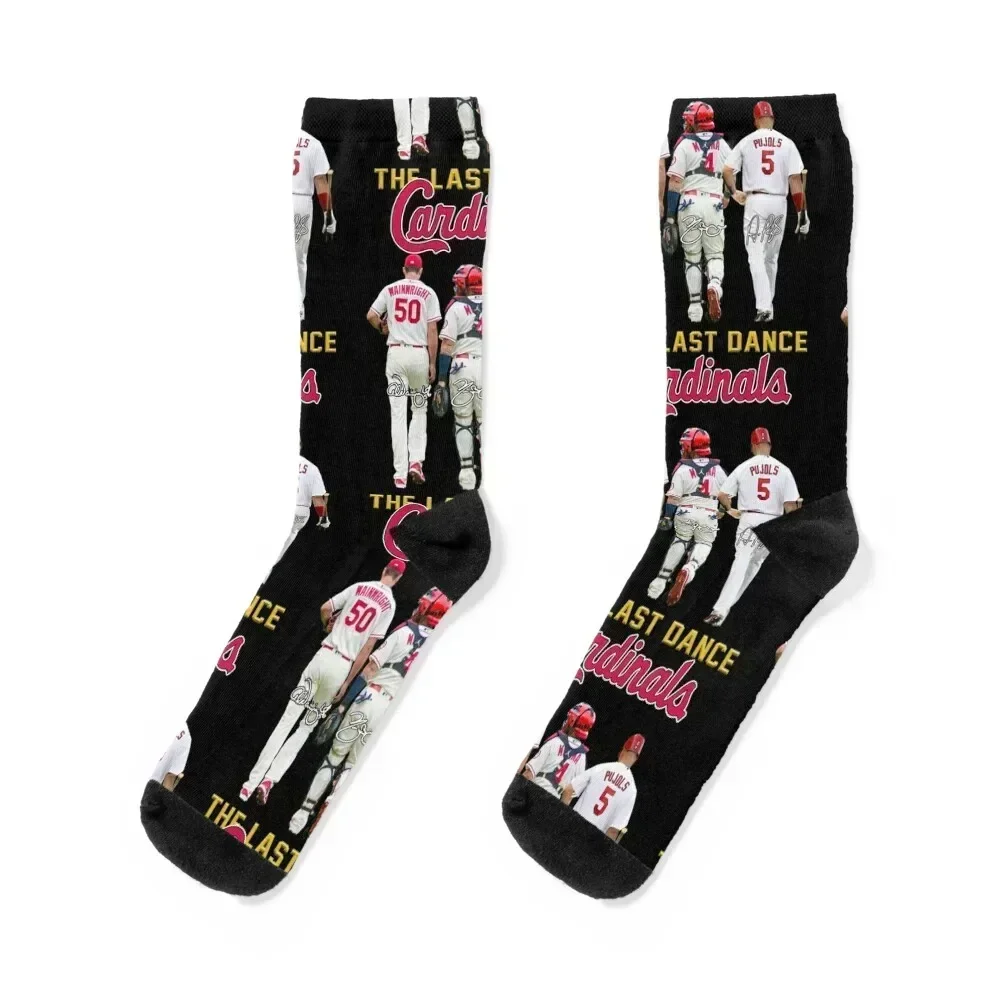 

Yadi Waino Pujols The Last Dance 2022 Socks floral Non-slip sports stockings Designer Man Socks Women's