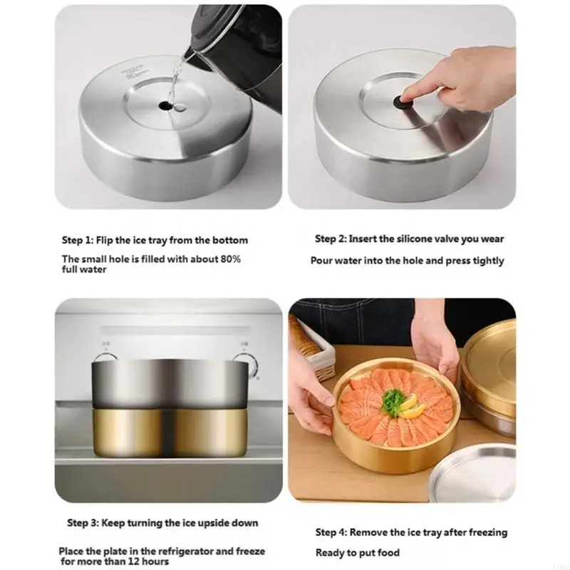   Expert rustless Refrigerated Plate For Cooking districts And Home Use Suitable novices Seafood Items And Small Snacks