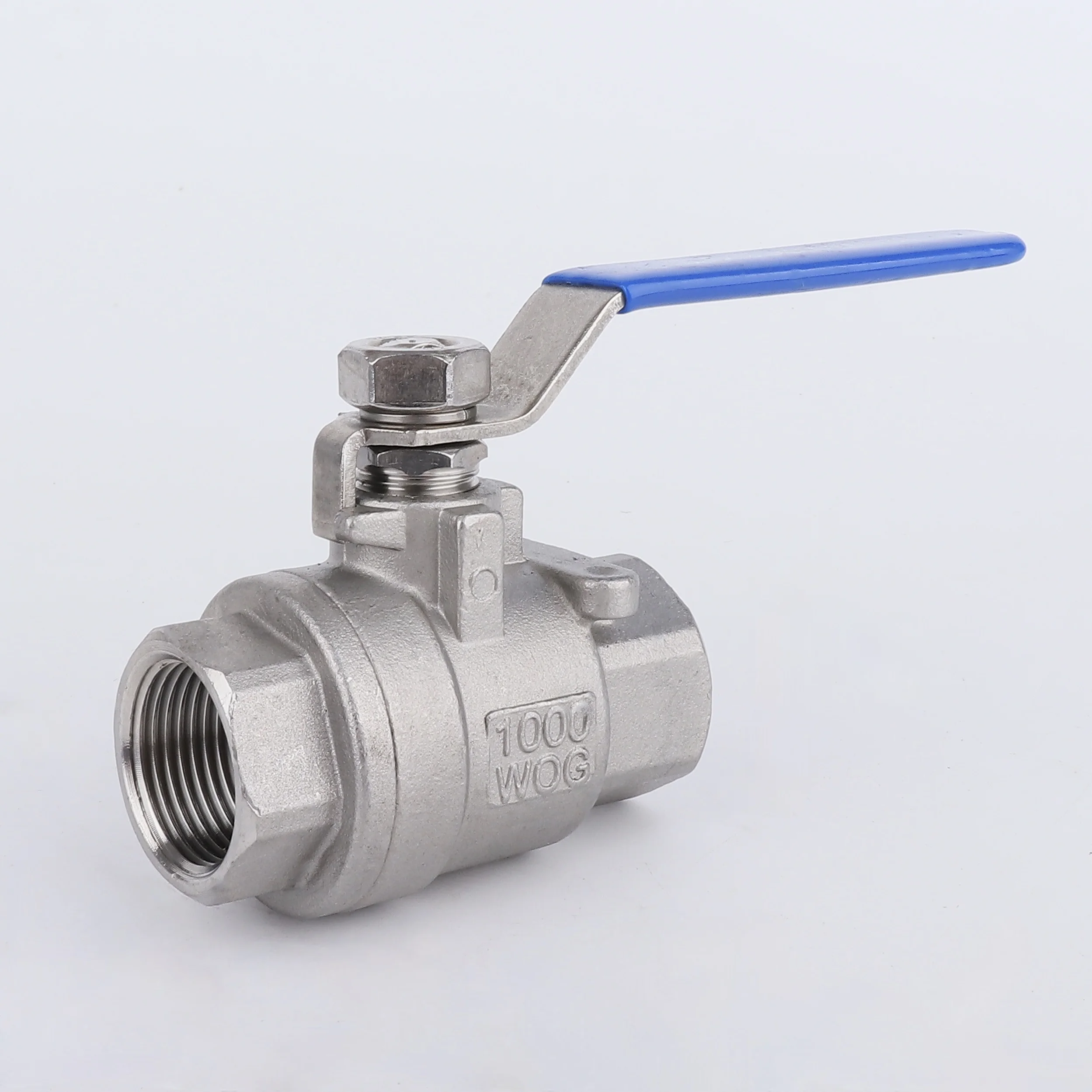 1-1/2"316 Stainless Steel 2PC Forging Ball Valve,PT Full Port Ball Valve 1000PSI