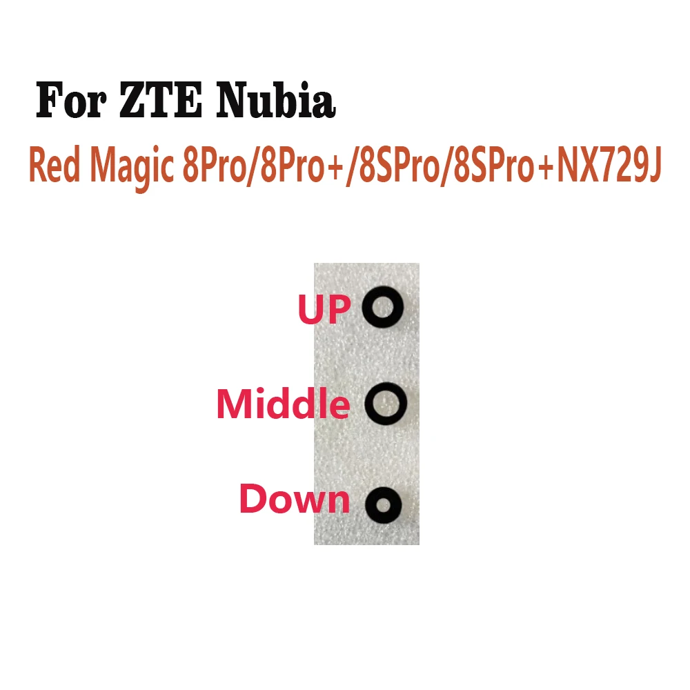 

Стеклянный объектив задней камеры для ZTE Nubia Red Magic 8 Pro 8Spro 8Pro Plus, стеклянный объектив задней камеры, часть телефона
