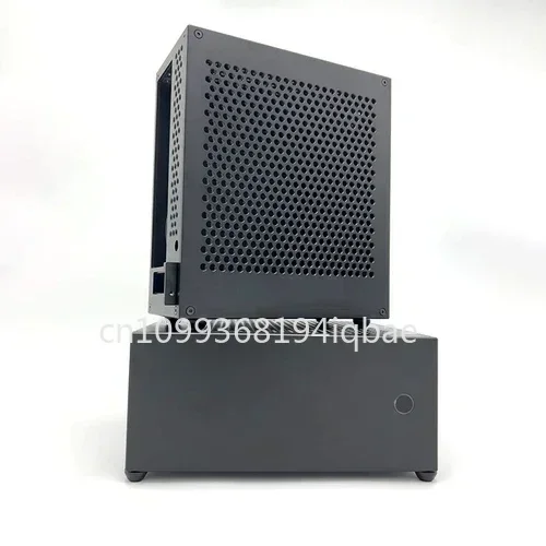 BUG-D1 DC-ATX Power Supply Half Height Knife Card Mini ITX Case, Soft Route Aluminum Alloy