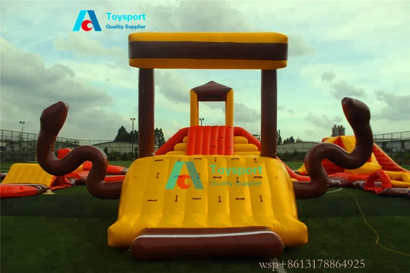 Water Floating Park Games Obstacle Course Inflatable Bounce Sea Park