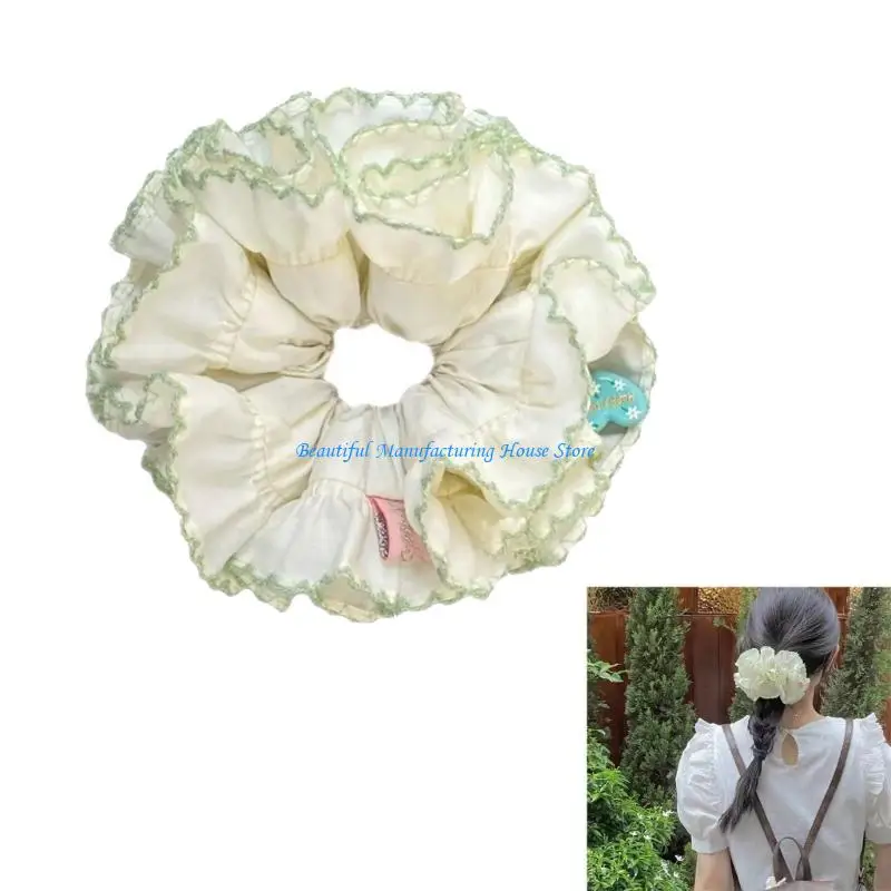 

E56A Adjustable Elastic Scrunchies For Most Hairstyles Premium Cloth Fashion Accessory