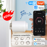 Tuya TRV ZigBee/Wifi Smart Thermostat Radiator Programmable Thermostatic Actuator Heating Remote Controller Alexa Google