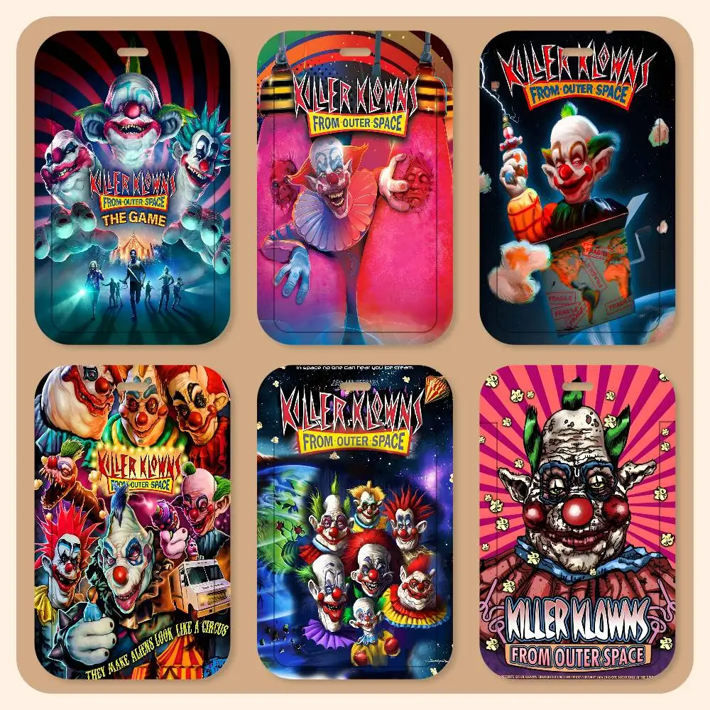 

Killer Klowns From Lanyard Card Holders Student ID Card Holders Neckband Card Holders Access Control Accessories Gifts