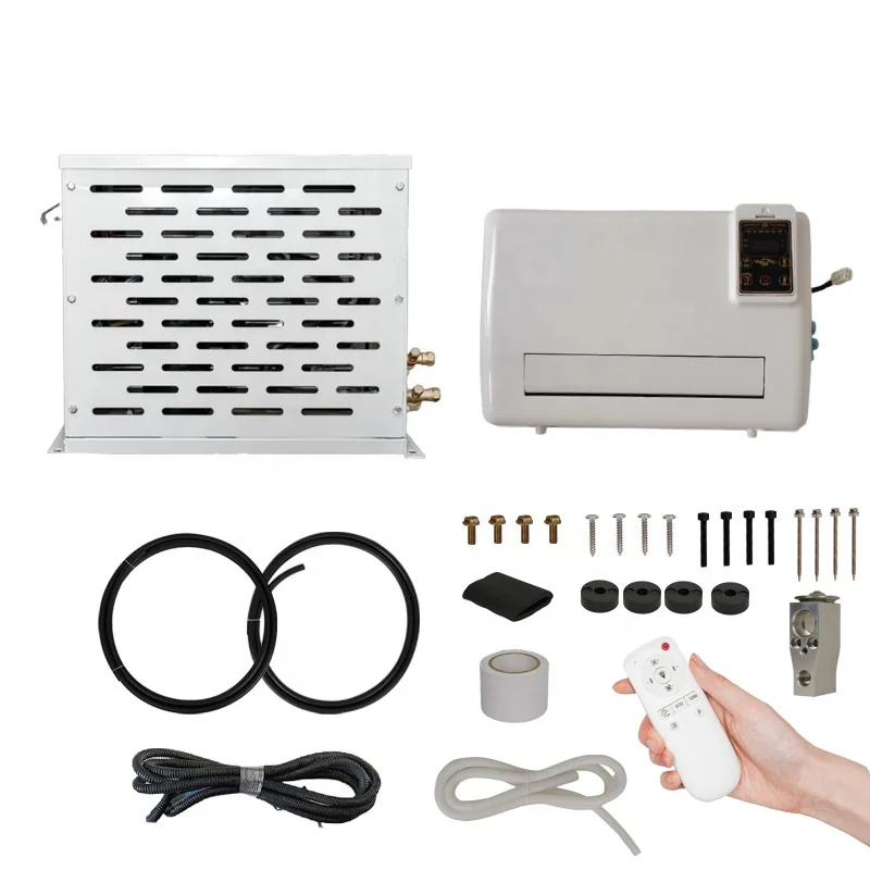 مكيف هواء لوقوف السيارات مكيف تخييم 220 فولت مكيف هواء سقف سبليت 12 فولت 24 فولت أو رافعة شاحنة RV Home #6