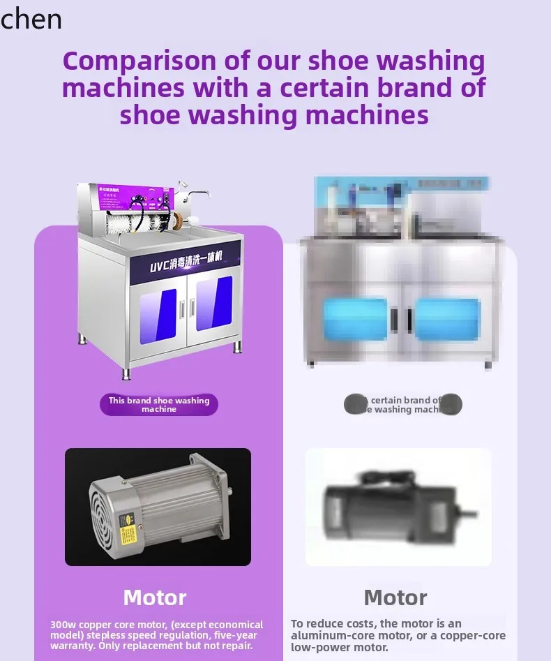 เครื่องล้างรองเท้า HTT เครื่องซักผ้าแห้ง เครื่องอบรองเท้าอัตโนมัติกึ่งอัตโนมัติอัจฉริยะขนาดใหญ่