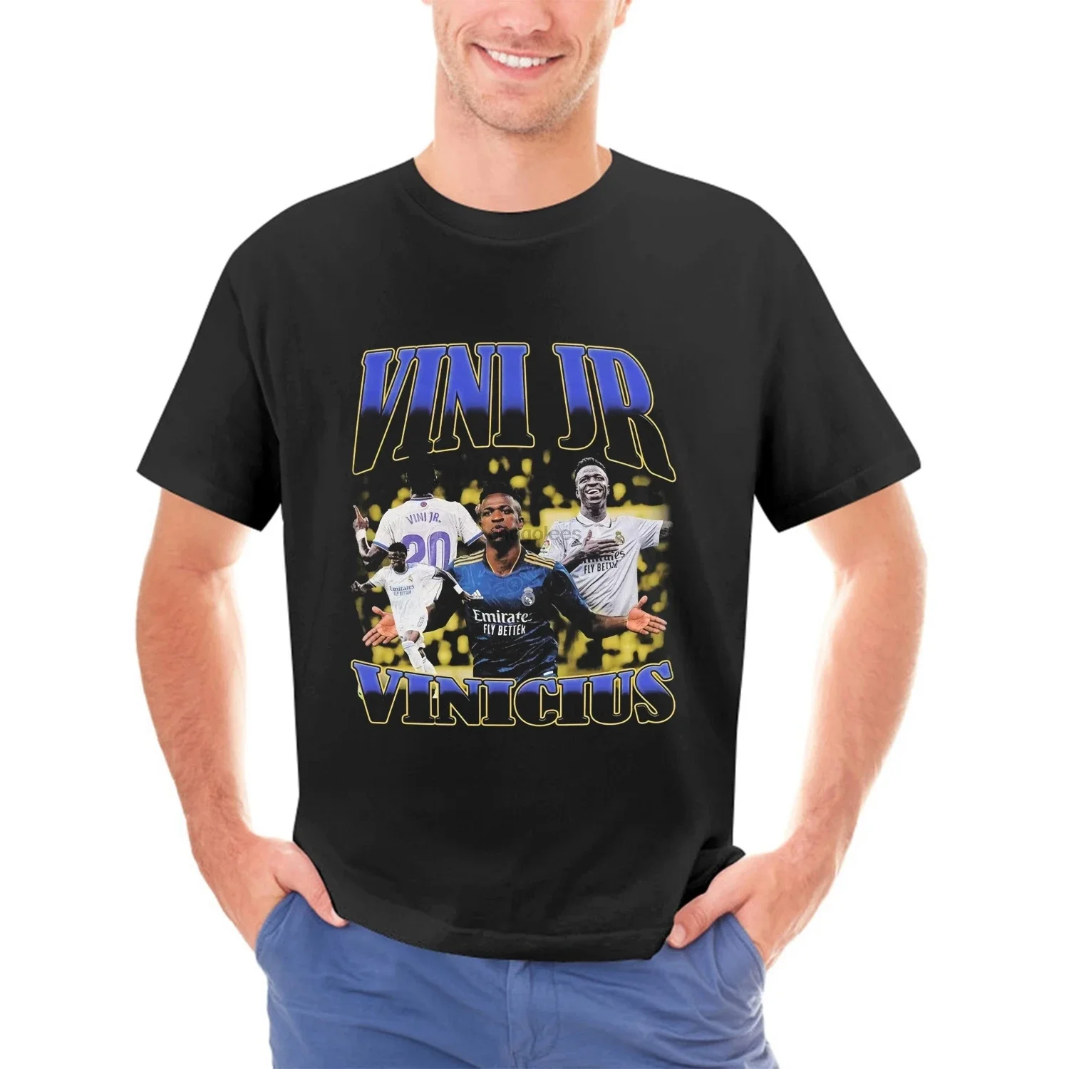 Vinicius Jr -Vini Jr-Brazil-Real Madrid-Vintage 90s Inspired Booottleg Sports Rap Tee