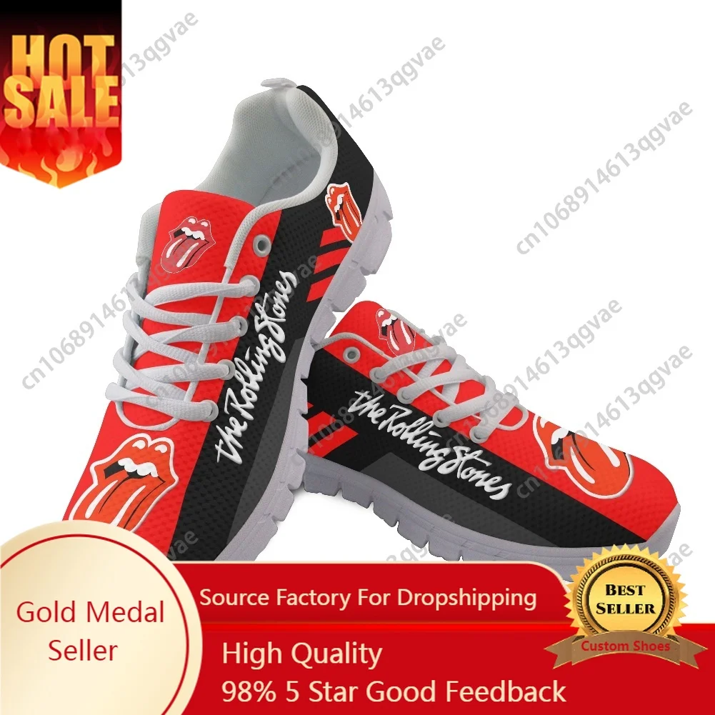 

The Music Rolling Stones Rock Band Sports Shoes Mens Womens Teenager Children Customized Sneakers Shoe High Quality Couple Shoes