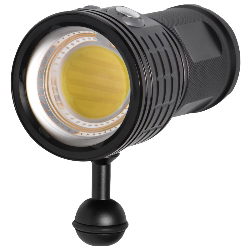 MK-17 الغوص مصباح يدوي 5000 لومينز مقاوم للماء 100 متر عمق التصوير الغوص مصباح شعلة المهنية تحت الماء ملء الضوء