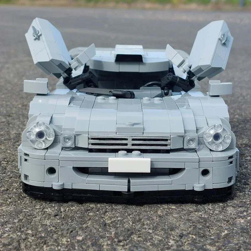 Supercar urbano modelo moc tijolos de construção velocidade campeão clk 1:15 tecnologia blocos modulares presente brinquedos natal diy conjuntos montagem