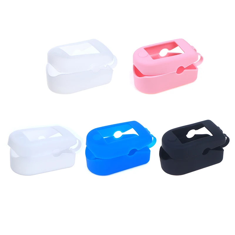 Silicone Storage Bag Finger Clip Oximeter Protective Case Medical Oximeter Protective Holder Finger Pulse Protective Bracket