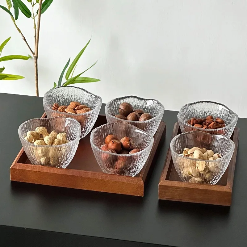 Clear Glass Cups Divided Nut T - Dried Fruit ulasan dan harga