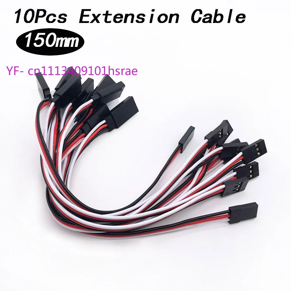 10PCS RC Servo Extension Cord 60 Core Male to Female Terminal Wire for FPV Drone Helicopter