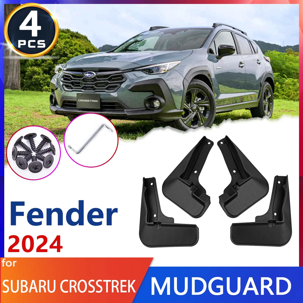 

For Subaru Crosstrek GU MK3 2024 Car Fender Mud Flap Mudflaps Mudguards Splash Guards Flaps Car Stickers Auto accessories Parts