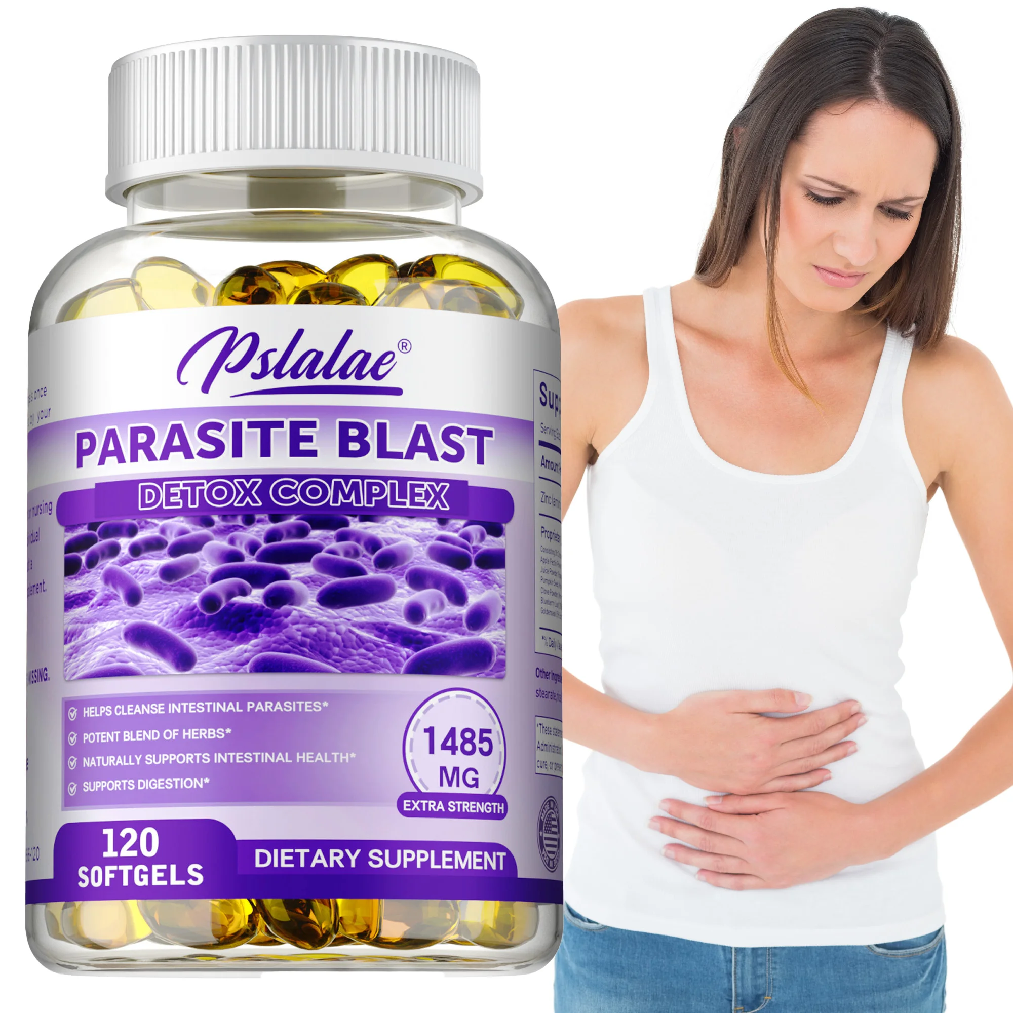 

Parasite Blast Complex - Promote Digestive and Intestinal Health, Cleans Colon, Metabolism, and Enhance Immunity