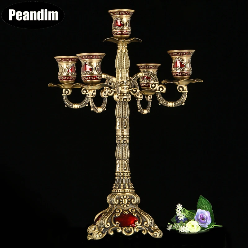 

PEANDIM Votive Candle Holders Wedding Candlestick Party Event Christmas Table Centerpiece Candelabrum Home Candelabra Decoration