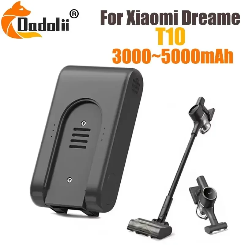 

18650/25.2V 4000mAh Li-ion Battery Pack Replacement for Dreame T10 Vacuum Cleaner Accessories, Long Lasting Power Supply